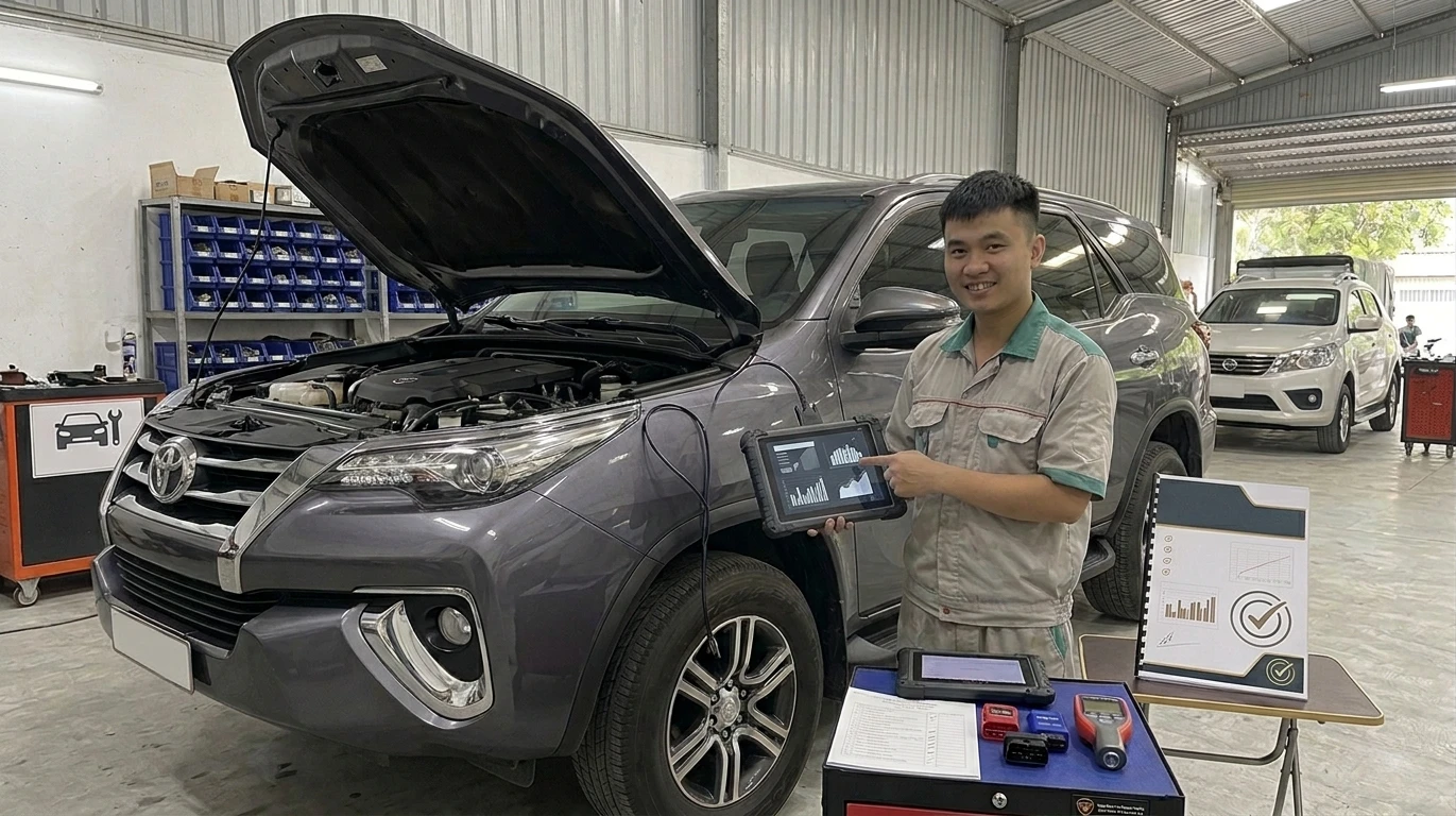 check test kiem tra xe thuy kich 1